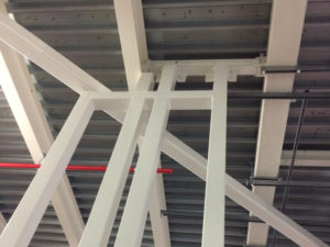 Internal secondary support steel for ops/ services - internal fit outs, wall supports, door frames